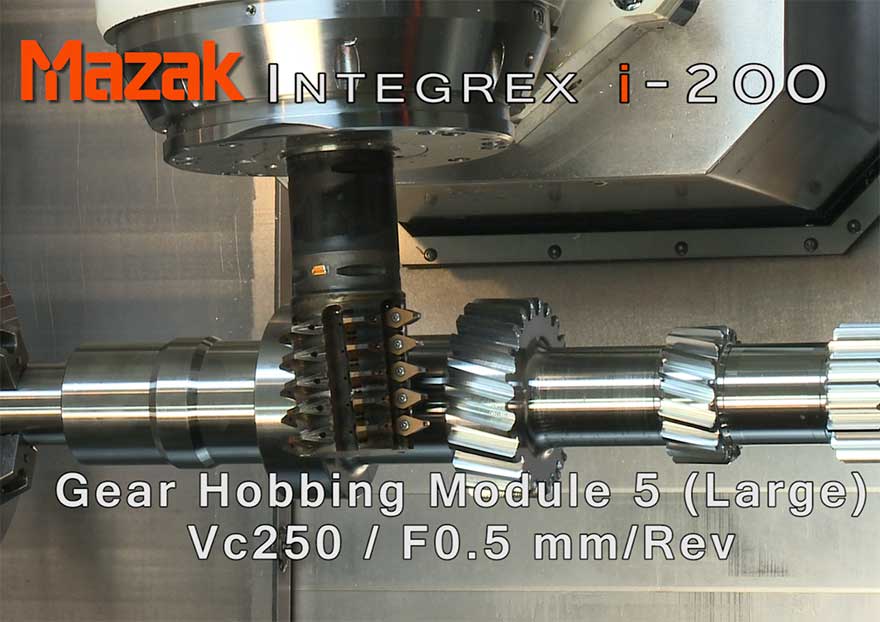 Mazak i-200 Gear Cutting