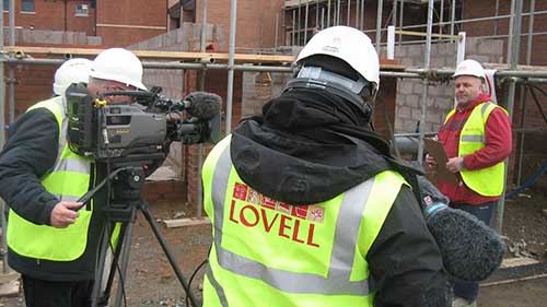 Corporate Video construction site filming